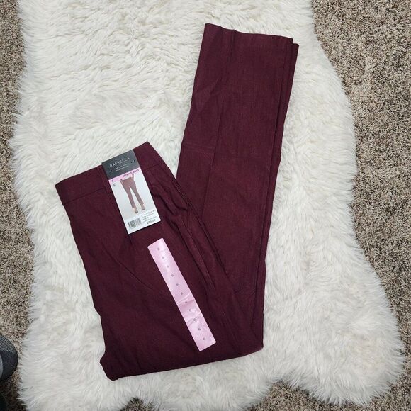 Rafaella Women's Pull-On Belt Loops Functional Pockets Stretch Ankle Pant NWT - Picture 5 of 8